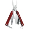 Leatherman 831188 Squirt  PS4 Keychain Multi-Tool, Red