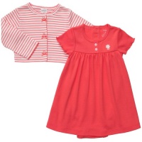 Carters Daisy Dress Set CORAL 3 Mo Carters Daisy Dress Set CORAL 3 Mo