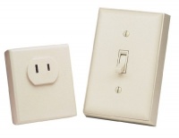 Heath Zenith BL-6136-LA Basic Solutions Wireless Switch and Plug-in, Light Almond Heath Zenith BL-6136-LA Basic Solutions Wireless Switch and Plug-in, Light Almond