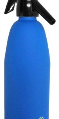 Whip-It 1-Liter Soda Siphon, Rubber Coated, Blue Whip-It 1-Liter Soda Siphon, Rubber Coated, Blue