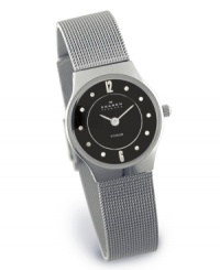 In the modern world. Sleek, round tiitanium case and a stainless steel mesh band in IP gunmetal. Water resistant up to 30 meters. Lifetime warranty. In the modern world. Sleek, round tiitanium case and a stainless steel mesh band in IP gunmetal. Water resistant up to 30 meters. Lifetime warranty.
