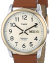 Timex Men's T20011 Easy Reader Brown Leather Strap Watch