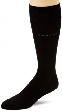 Calvin Klein Men's Egyptian Cotton Dress Socks, Black, 7-12 Calvin Klein Men's Egyptian Cotton Dress Socks, Black, 7-12