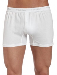 Calvin Klein Men's Underwear BXR Matrix Knit Slim Fit Boxer, White, Large Calvin Klein Men's Underwear BXR Matrix Knit Slim Fit Boxer, White, Large