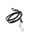 GBC BadgeMates Breakaway Lanyards with Swivel Hook, Black, 12 Lanyards per Pack (3748010)