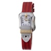 Fendi B.Fendi Red Lizard Strap Small Mother-of-Pearl Dial Women's Watch #F372247