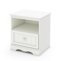 South Shore Savannah Collection Nightstand, Pure White South Shore Savannah Collection Nightstand, Pure White