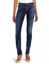 7 For All Mankind Women's Roxanne Slim Fit Jean in Brushed Desert Wind, Brushed Desert Wind, 31