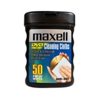 Maxell CD-305 CD Cleaning Cloths, 50 Pack Maxell CD-305 CD Cleaning Cloths, 50 Pack