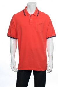 Izod Luxury Sport Hot Coral SS Polo Shirt Izod Luxury Sport Hot Coral SS Polo Shirt