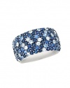 Effy Jewlery Balissima Splash Blue Sapphire Ring, 3.26 TCW Ring size 9