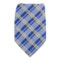 Blue - Silver Calvin Klein Brand Name Boys Tie Blue - Silver Calvin Klein Brand Name Boys Tie