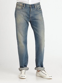 Constructed for a relaxed, classic fit in authentically faded denim, this essential jean is finished with subtle creasing at the points of wear for a hint of well-worn comfort.Five-pocket styleInseam, about 33CottonMachine washImported Constructed for a relaxed, classic fit in authentically faded denim, this essential jean is finished with subtle creasing at the points of wear for a hint of well-worn comfort.Five-pocket styleInseam, about 33CottonMachine washImported