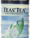 Teas' Tea Jasmine Green Unsweetened Tea, 16.9-Ounce Bottles (Pack of 12)