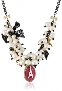 Betsey Johnson Paris is Always a Good Idea Paris and Pearl Necklace, 19