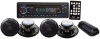 Pyle PLCD4MRKT Complete Marine Water Proof 4 Speaker CD/USB/Mp3/Combo w/ Stereo Cover (Black)