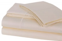 Elite Home Renaissance Collection 600-Thread Count Sateen Full Sheet Set, Ivory Elite Home Renaissance Collection 600-Thread Count Sateen Full Sheet Set, Ivory
