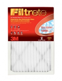 Filtrete Micro Allergen Reduction Filter, 1000 MPR, 16-Inch by 20-Inch by 1-Inch, 6-Pack