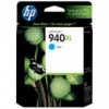 HP 940XL (C4907AN, C4907AN#140) Cyan OEM Genuine Inkjet/Ink Cartridge (1,400 Yield) - Retail