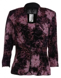 Floral Glitter Blouse 2 Piece Evening Set Floral Glitter Blouse 2 Piece Evening Set