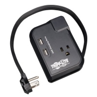 Tripp Lite TRAVELER3USB Notebook Surge Protector USB Charger 3 Outlet 540 Joule Tripp Lite TRAVELER3USB Notebook Surge Protector USB Charger 3 Outlet 540 Joule