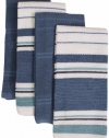 Foreston Trends 16 by 26-Inch Venice Towel, Blue, Set of 4