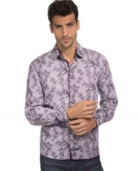Pop some pattern into your shirting style with this shirt from English Laundry. Pop some pattern into your shirting style with this shirt from English Laundry.