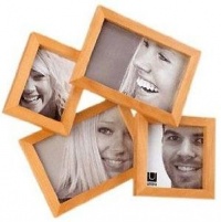 Umbra Mosh 4-Opening Wood Frame, Natural Umbra Mosh 4-Opening Wood Frame, Natural