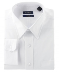 It's the starting line for your style - an elegant white button-down shirt with classic tailoring, a point collar, single button cuff and round hem. It's the starting line for your style - an elegant white button-down shirt with classic tailoring, a point collar, single button cuff and round hem.