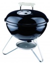 Weber 10020 Smokey Joe Silver Charcoal Grill, Black