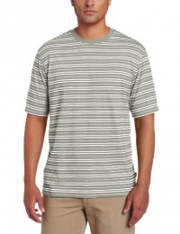 IZOD Men's Short Sleeve Stripe Crew T-Shirt IZOD Men's Short Sleeve Stripe Crew T-Shirt