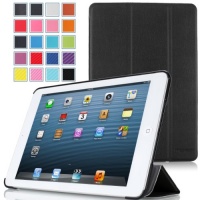 MoKo Ultra Slim Lightweight Smartshell Stand Case for Apple iPad Mini 7.9-Inch Tablet, BLACK (with Smart Cover Auto Wake/Sleep) MoKo Ultra Slim Lightweight Smartshell Stand Case for Apple iPad Mini 7.9-Inch Tablet, BLACK (with Smart Cover Auto Wake/Sleep)