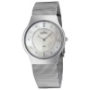 Skagen Men's O233LSSW Quartz Mother-Of-Pearl Dial Stainless Steel Watch