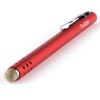 TruGlide Stylus with Microfiber Tip for new iPad, iPad Mini, iPhone 5, iPhone 4, Kindle Fire, Samsung Galaxy Tablet and Smartphone, Nook, all Touch Screen Tablets (Ruby Red with Clip)