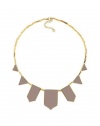 House of Harlow 1960 - Five Station Necklace with Khaki Leather