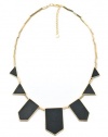 House of Harlow 1960 - Black Leather Five Station Necklace