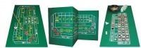 Craps & Roulette 2-Sided Casino Felt Layout Craps & Roulette 2-Sided Casino Felt Layout