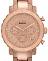 Fossil Women's AM4423 Natalie Stainless Steel Rose-Tone Watch