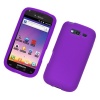 Eagle Cell SCSAMBLAZE4GS05 Barely There Slim and Soft Skin Case for Samsung Galaxy S Blaze 4G - Retail Packaging - Purple