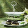 2 TIER PORCELAIN PLATES SERVER - 2 TIER PORCELAIN PLATES SERVER - Dinnerware