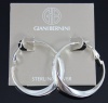 Giani Bernini Sterling Silver Earrings, Twist Hoop Earrings