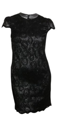 Suzi Chin Women's Swirl Embellished Dress Suzi Chin Women's Swirl Embellished Dress