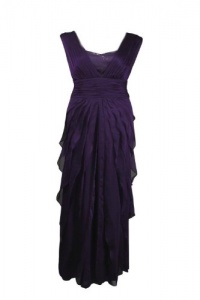 Adrianna Papell Ruched Waist Sequin Detail Tiered Chiffon Dress Adrianna Papell Ruched Waist Sequin Detail Tiered Chiffon Dress