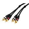 Cables Unlimited AUD-1605-06 6-Feet Pro A/V Series RCA Audio Cables