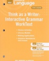 2009 Holt Elements of Language: Think as a Writer, Course One