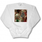 A Joy To The World Ornament Hanging on a Christmas Tree in Mesquite, Nevada - Adult SweatShirt 2XL