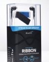 BlueAnt RB-BKBL-US Ribbon Stereo Bluetooth Streamer- Bluetooth Headset - Retail Packaging - Black/Blue