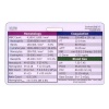 Lab Values Horizontal Badge ID Card Pocket Reference Guide