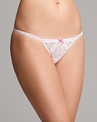 A charming floral mesh bikini with ruching and bow detail at back. Style #721317 A charming floral mesh bikini with ruching and bow detail at back. Style #721317
