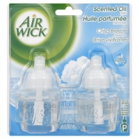 AIR WICK. Scented Oil Refill Twin Pack: Crisp Breeze AIR WICK. Scented Oil Refill Twin Pack: Crisp Breeze